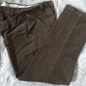Dark brown dress pants